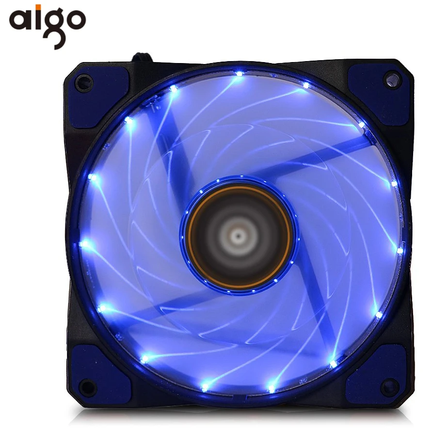 Aigo X9 светодио дный Корпус Вентилятор Cooler 12 В 120 см компьютер охлаждения Silent