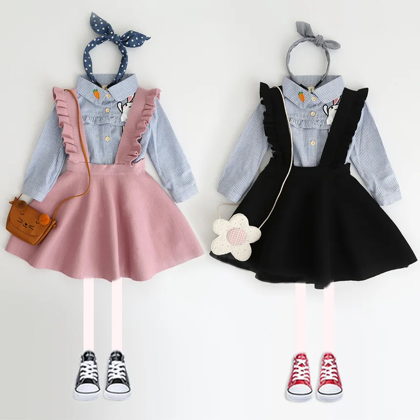 

New Autumn 2018 Brand Baby Girls Dress Sweaters Kids Overalls Dress Children Knitted Dress Strap Toddler Dress Beautiful,#2339