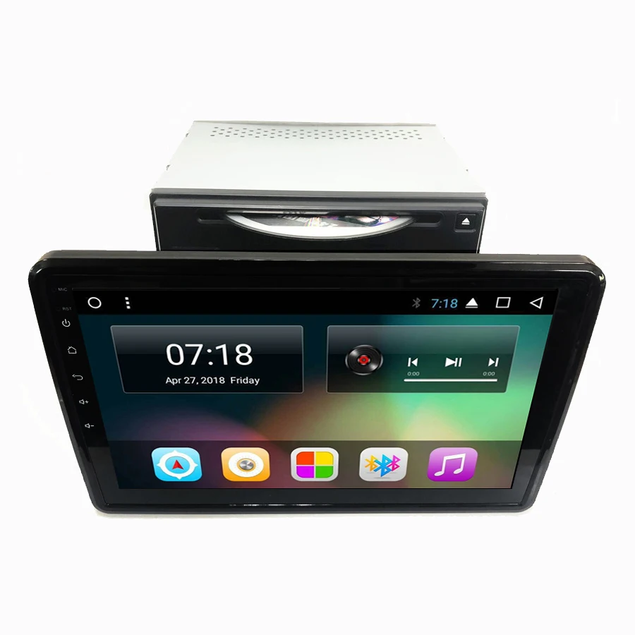  10.1 inch Car GPS DVD Multi-Function Player rotates the screen Android 1G RAM +16G ROM Car Stereo R