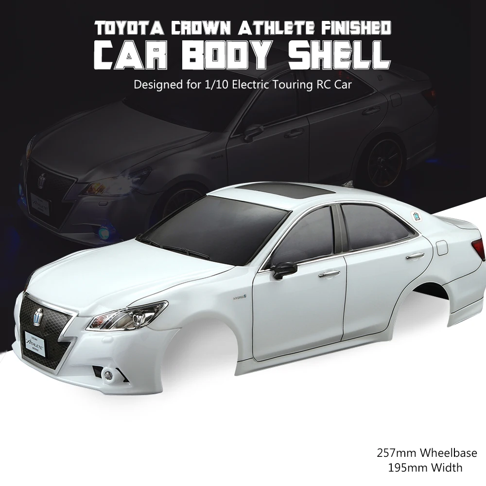 KillerBody RC автомобильный корпус корпуса рамка Комплект для Toyota Crown Athlete 1/10 Электрический туристический автомобиль RC гоночный diy запчасти