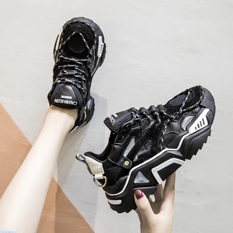 Женские кроссовки; Уличная обувь для бега; спортивная прогулочная обувь; амортизирующая обувь на платформе; дышащая обувь; filas; zapatos de mujer; M2-55