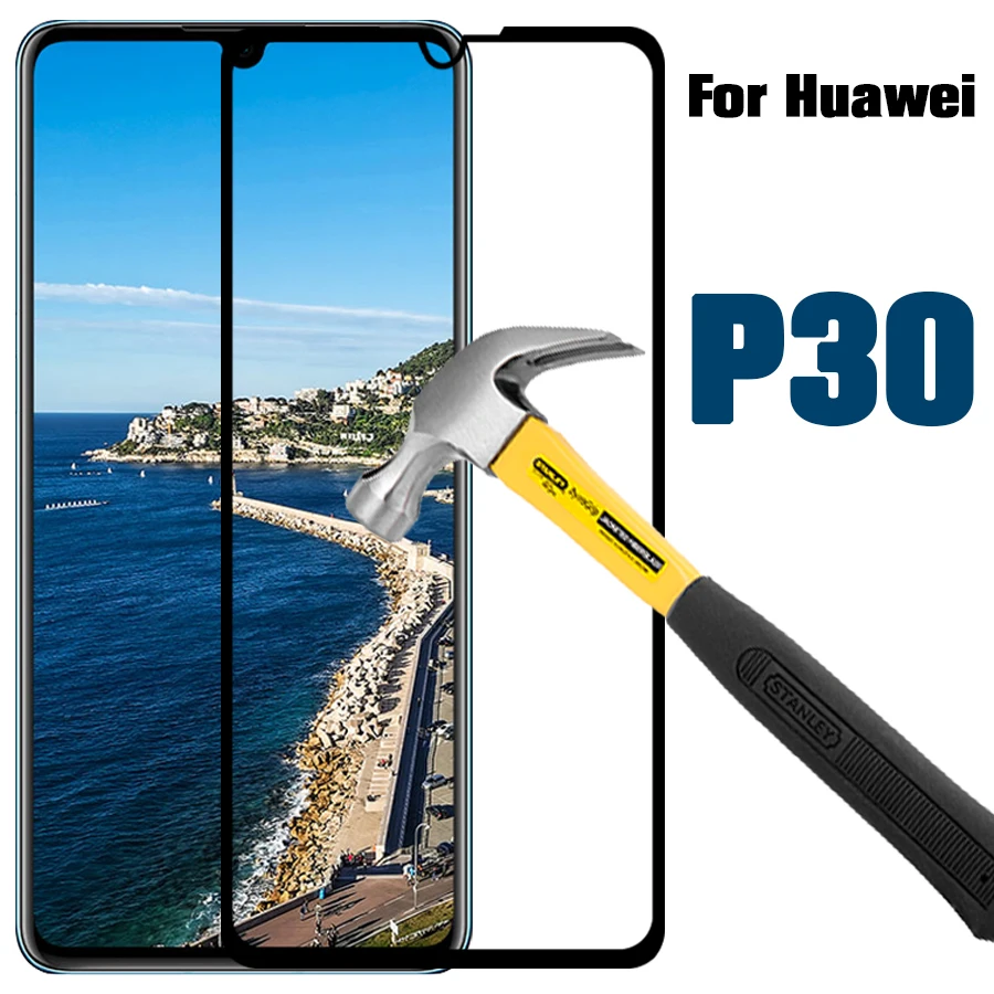 

p30 protective glass protector 30lite screen glas on the for huawei p 30 lite 30p tempered huawie 30 light huavei temper 9h film
