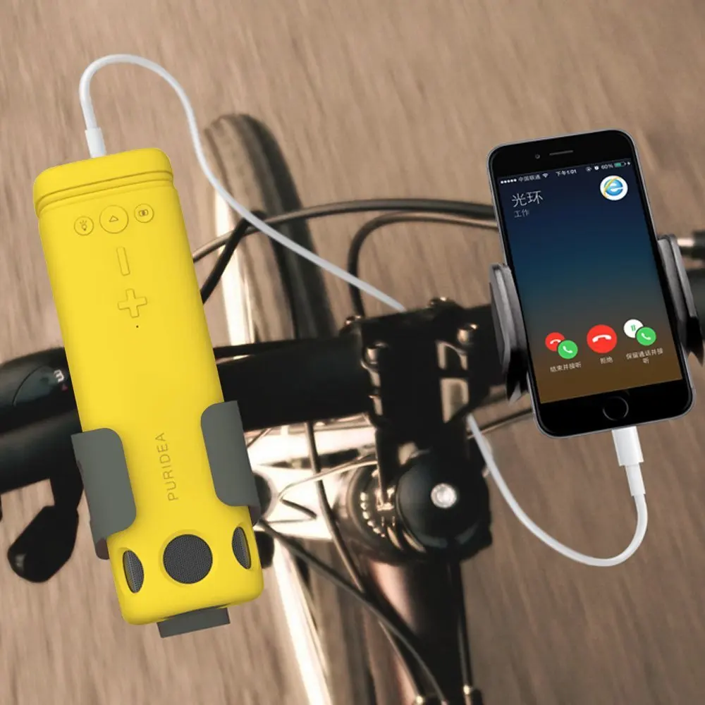 

new Outdoor speaker cycling portable wireless Bluetooth speaker with emergency power charging strong light flashlight speakers