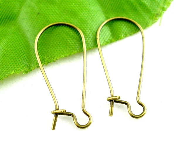 

Zinc metal alloy Earring Components Earring Findings Twist Antique Bronze 24mm(1") x 11mm( 3/8"), 35 PCs new