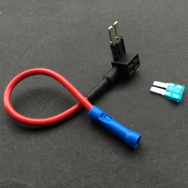 12V Fuse Holder Add a circuit TAP Adapter Micro/Mini/Standard ATM APM Blade Auto Fuse with 15A