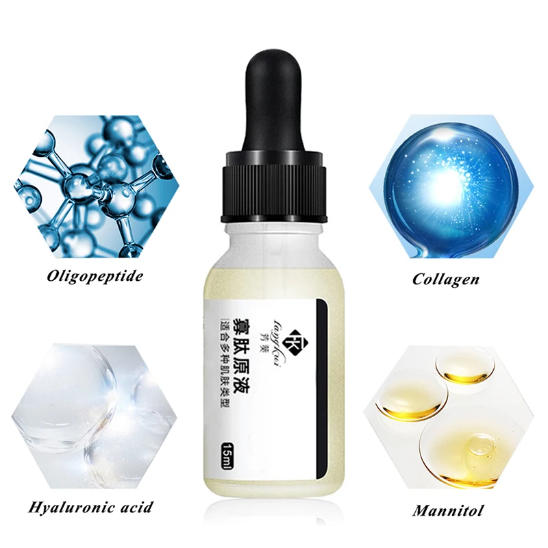 

Oligopeptide Essence Liquid Natural Moisturizing Anti-Aging Firming Collagen Strong Anti Wrinkle Repair Red Blood Face Care