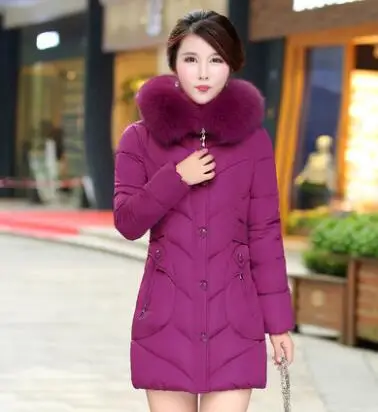 Winter Coat Women 2016 New Mother Big Fur Hooded Slim Down Parkas Fashion Autumn Female Thicken Warm Cotton Padded Jacket A4398 Winter Coat Women 2016 New Mother Big Fur Hooded Slim Down Parkas Fashion Autumn Female Thicken Warm Cotton Padded Jacket A4398