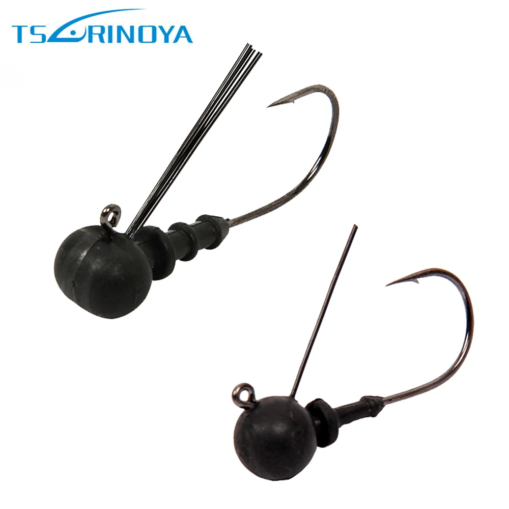 

Tsurinoya Tungsten Steel Jig Head Fishing Hook 2.3g 3.3g 4g Fish Hooks Lure Fishing Fishhooks For Soft Fishing Lure