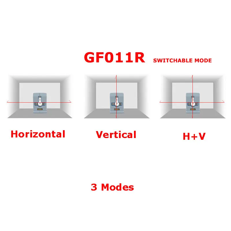 GF011R лазерный уровень высокая точность красный луч крест линия самонивелирующийся лазерный инструмент для измерения выравнивания с держатель цели