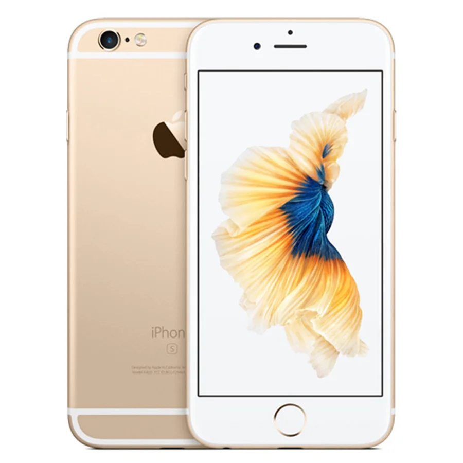 Apple iPhone 6s ОЗУ 2 Гб 16 Гб ПЗУ 64 Гб 128 Гб 4," iOS двухъядерный 12,0 МП камера отпечаток пальца 4G LTE разблокированный мобильный телефон 6s - Цвет: Gold