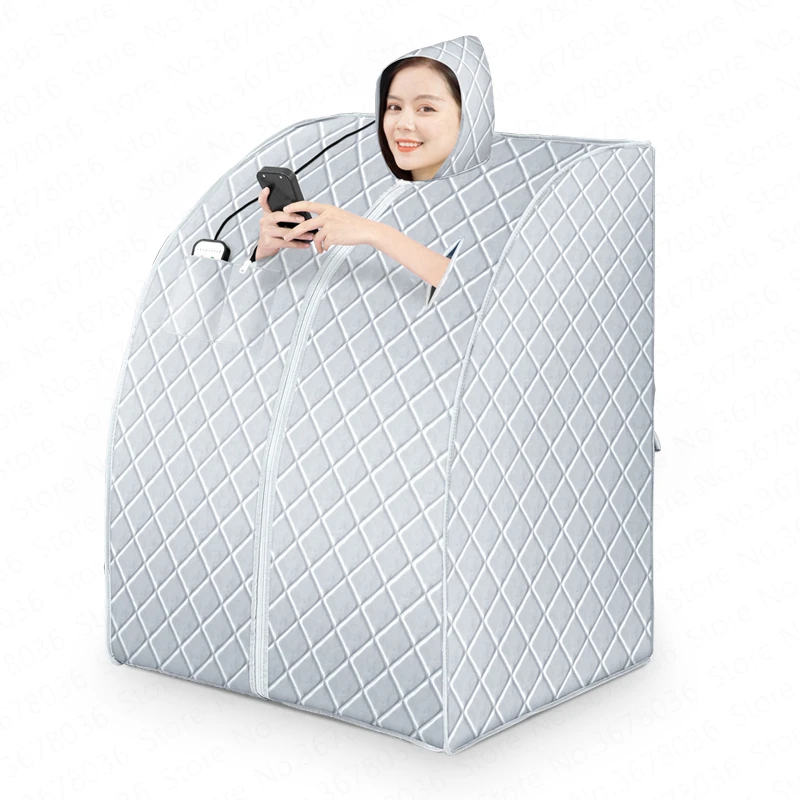 

Outside Sweat Steamer Single Detox Steaming Room Home Adult Body Sweating Sauna Box Full Moon Dry Steaming Machine Home Sauna