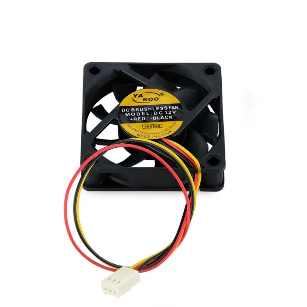 3Pin DC 12V 60*60 мм Охлаждающие вентиляторы для ноутбуков запасные