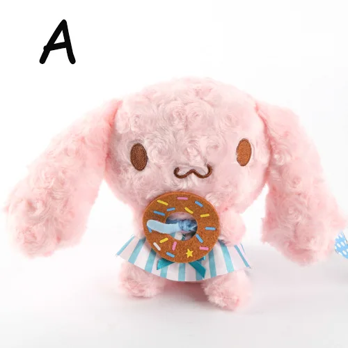 Милый мультфильм Cinnamoroll плюшевые куклы мягкие игрушки прекрасные белые большие уши собаки с печеньем пончик леденец мягкие куклы для девочек подарок