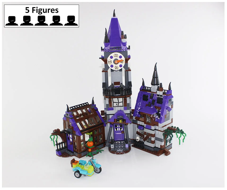 Compatible Scooby Doo Mystery Machine Mansion 860pcs 75904 Building Bricks Pack
