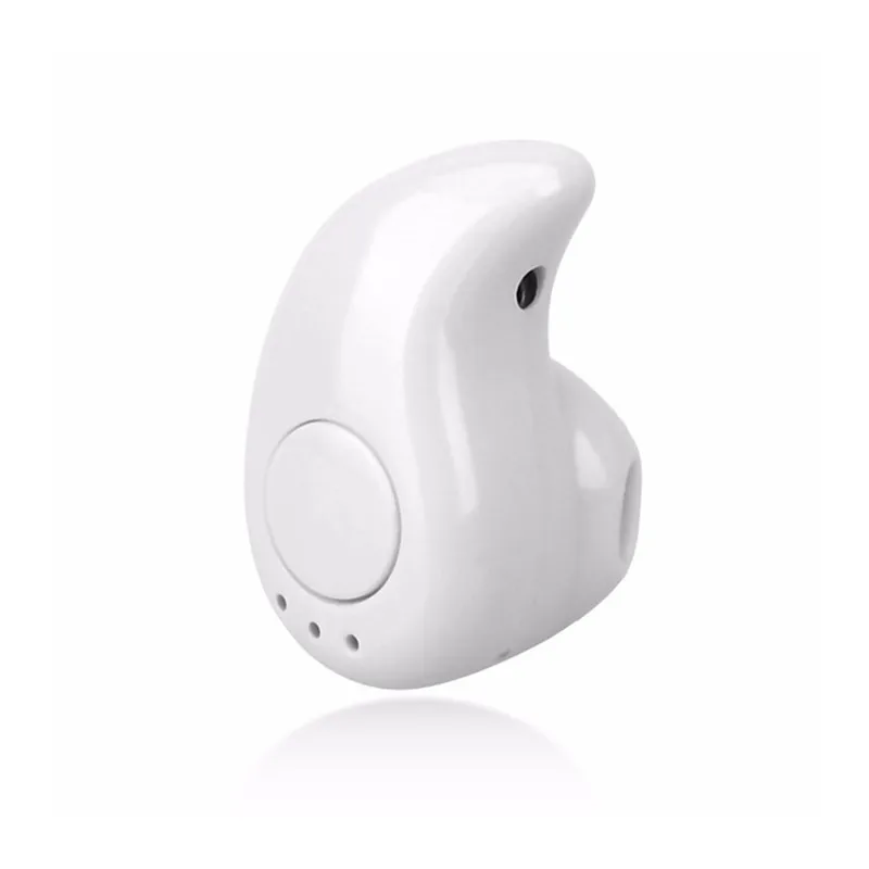 Bluetooth Earphone Earbud Wireless Earphones Mini Earpiece Universal Phone Accessories For iPhone Xiaomi Redmi Huawei Samsung - Цвет: Белый