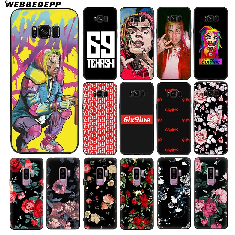 WEBBEDEPP 6ix9ine Tekashi Tekashi69 Soft TPU Silicone Case for Samsung Galaxy S10 S10e S9 S8 Plus S7 S6 Edge &amp J6 |