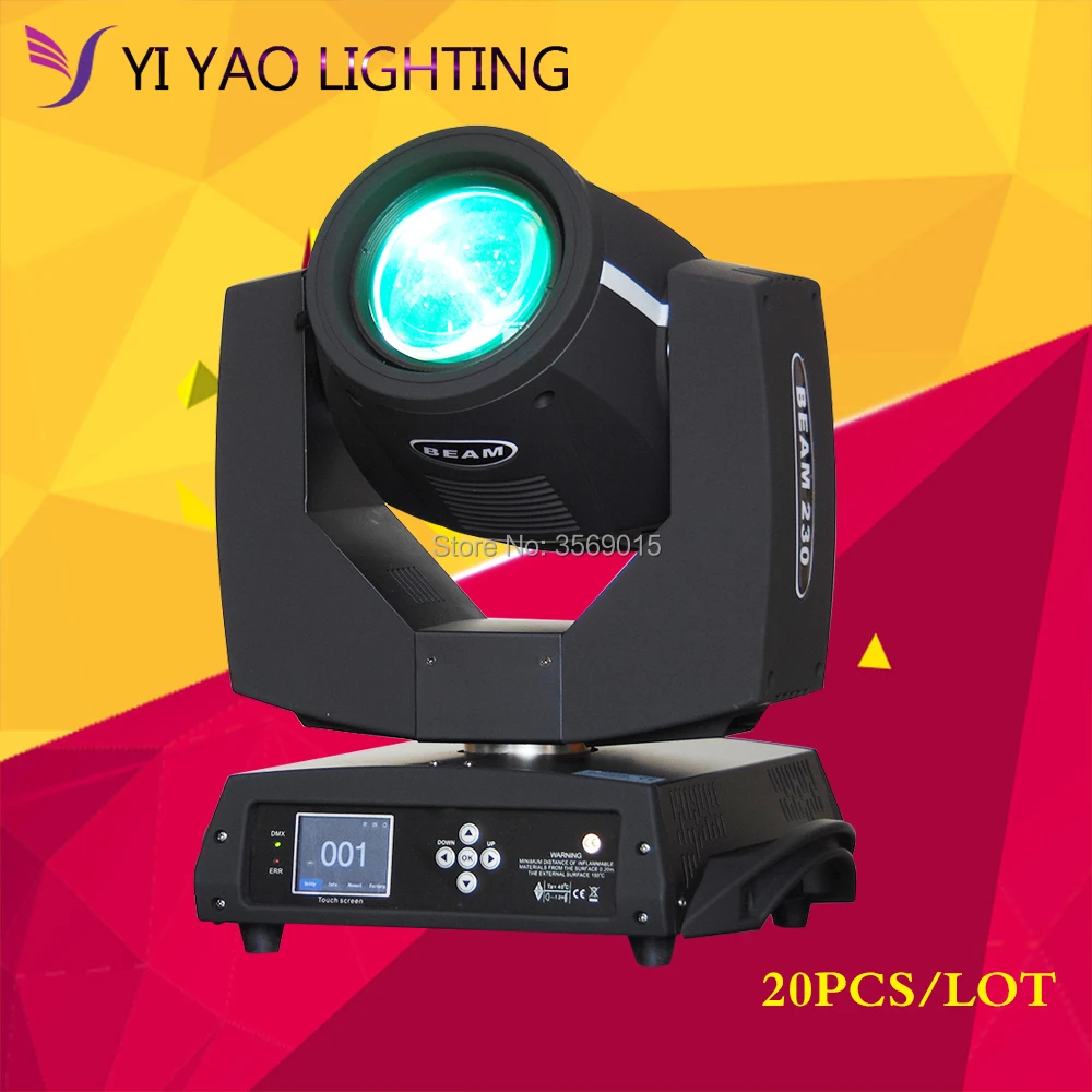 

20pcs/lot Double Prism Sharpy 200W Moving Head Light Fast Silent 200 Beam 5R Stage DJ