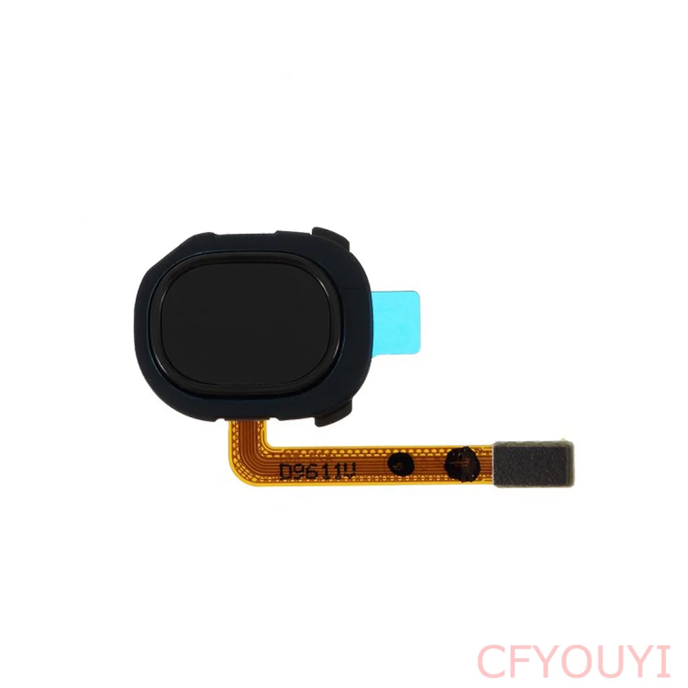 

Black Color For Samsung Galaxy A20 A205 A30 A305 A40 A405 Home Key Fingerprint Button Flex Cable Replacement