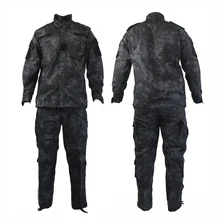 Kryptek mandrake black typhon color ACU Uniform nomad camouflage military tactical ACU,Airsoft combat uniform shirts + pants Kryptek mandrake black typhon color ACU Uniform nomad camouflage military tactical ACU,Airsoft combat uniform shirts + pants