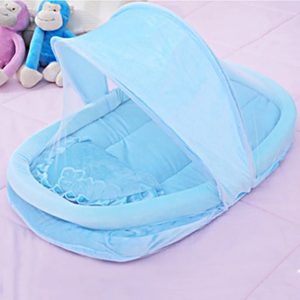 Новая детская кровать, переносная Складная сетка от комаров, детская кроватка