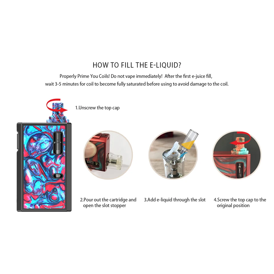 New Original IJOY Mercury Resin Starter Kit 1100mAh battery 2ml Tank 1.0ohm Mesh coil MTL Ecig Vape Kit VS Shogun UnivDrag 2 (13)