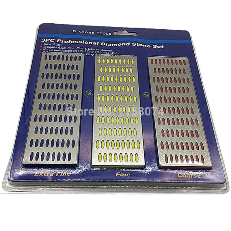 2"X 6" Diamond Hone Block Sharpening Blocks Large Knife Sharpening