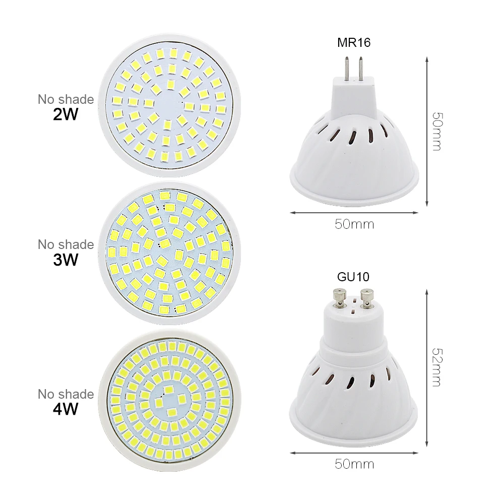 1 шт. 2 Вт 3 Вт 4 Вт 5 Вт 7 Вт GU10 MR16 Светодиодный светильник лампа AC 220 В Точечный светильник светодиодный светильник энергосберегающий светильник ing для вниз светильник Настольная лампа