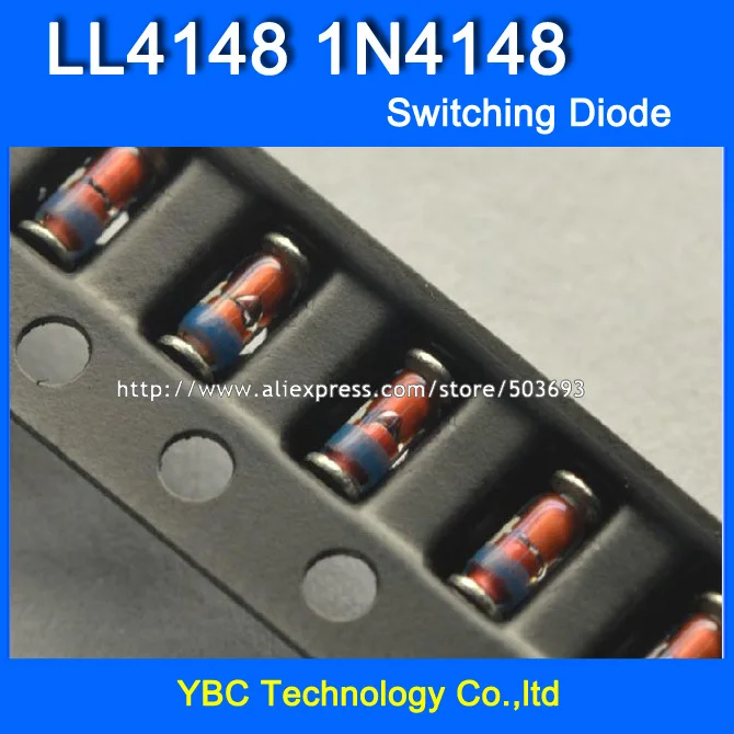 1000 шт./лот LL4148 1N4148 1206 SMD переключатель диода | Электронные компоненты и
