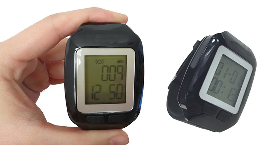 size for watch pager calling system