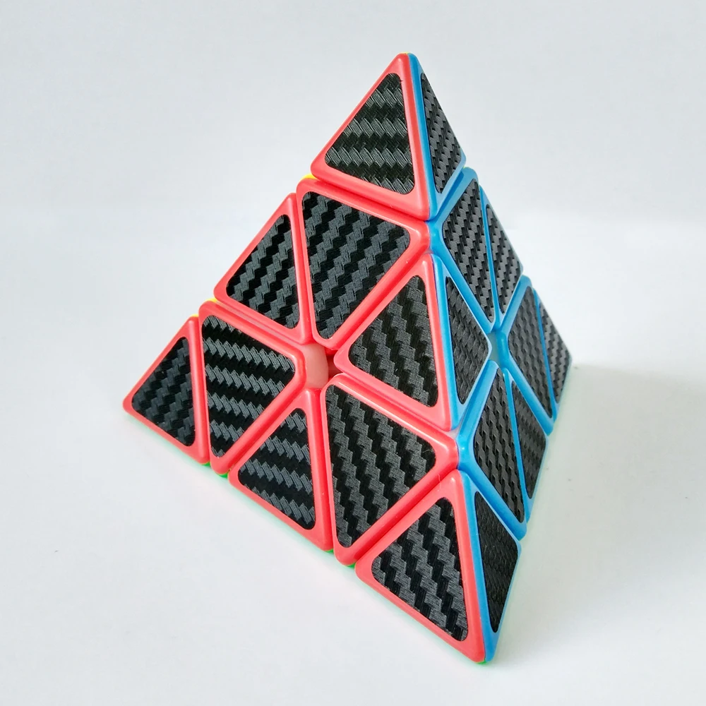 

Zcube Carbon Fiber Sticker 3x3x3 Magic Cube Speed Puzzle Game Cubes Educational Toys for Children Kids