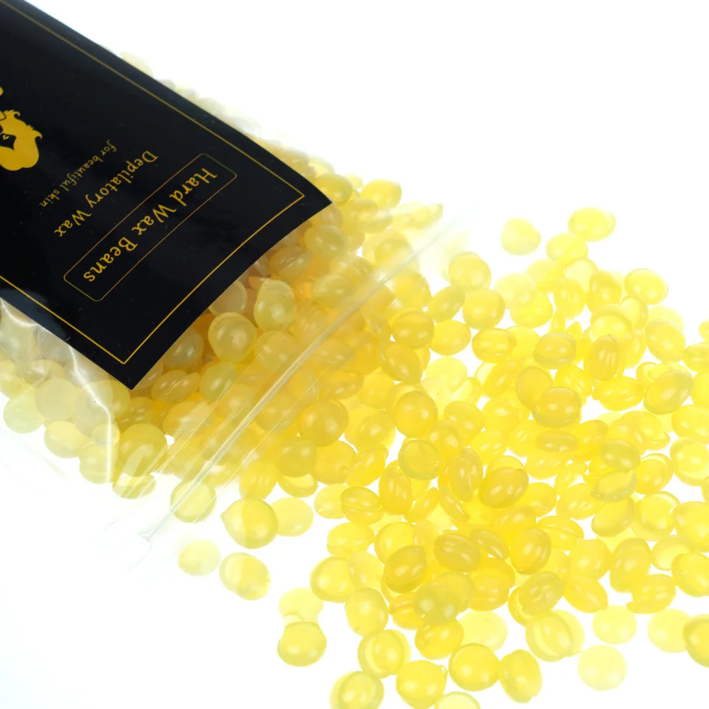 50g Hard Wax Pellet No Striscia Depilatoria a Caldo Pellicola Duro Brasiliano Cera di Rimozione Dei Capelli di Rimozione Dei Capelli Crema di Fagioli Per rimozione Dei Capelli del viso
