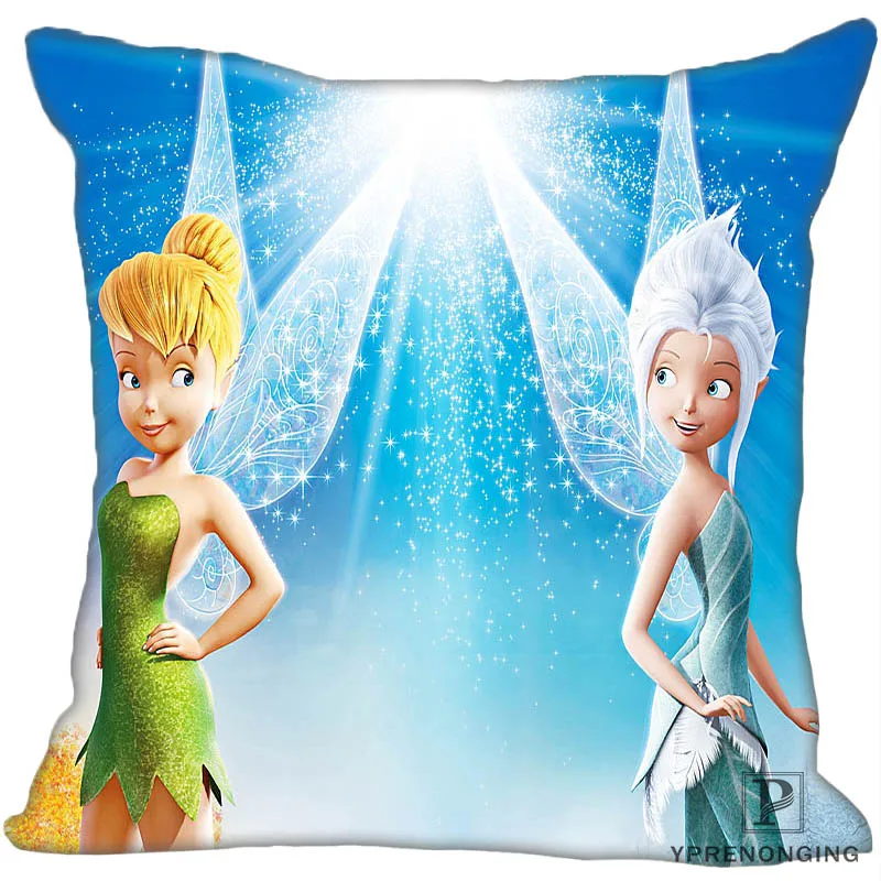 

Custom Tinkerbell Pirate Fairy Square Pillowcase Custom Zippered Pillow Cover Case 35X35,40x40,45x45cm(One Side)180522-02-227