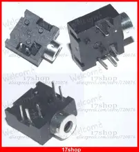 500PC 5 Pin 2 5mm Mono Jack Socket Panel Mount Soldering For 2 5mm Headphones