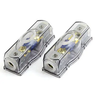 Best Offers 2 Pcs Gray Clear Electrical Audio Amplifier Fuse Holder for Car Replacement Best Offers 2 Pcs Gray Clear Electrical Audio Amplifier Fuse Holder for Car Replacement