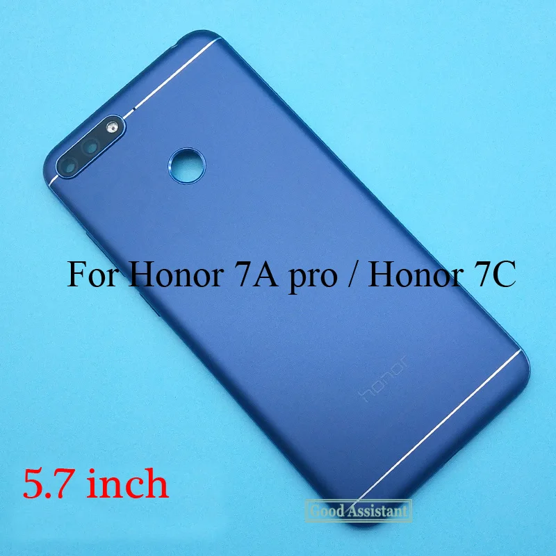 5,7 дюймов для huawei Honor 7A pro Aum-l29/Honor 7C Aum-L41/Honor 7A задняя крышка для батареи, крышка для двери, корпус, чехол для задней части стекла