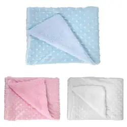 Мягкие новорожденных Детское Флисовое одеяло WinterWarm младенческой пеленания многоцелевой для ванной полотенца пеленать обёрточная бумага