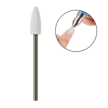 

Drill Bit Ceramic Flame Bit Medium Electric Nail Drill Bit 3/32 For Nail Art Machine Nail Art Salon Tool