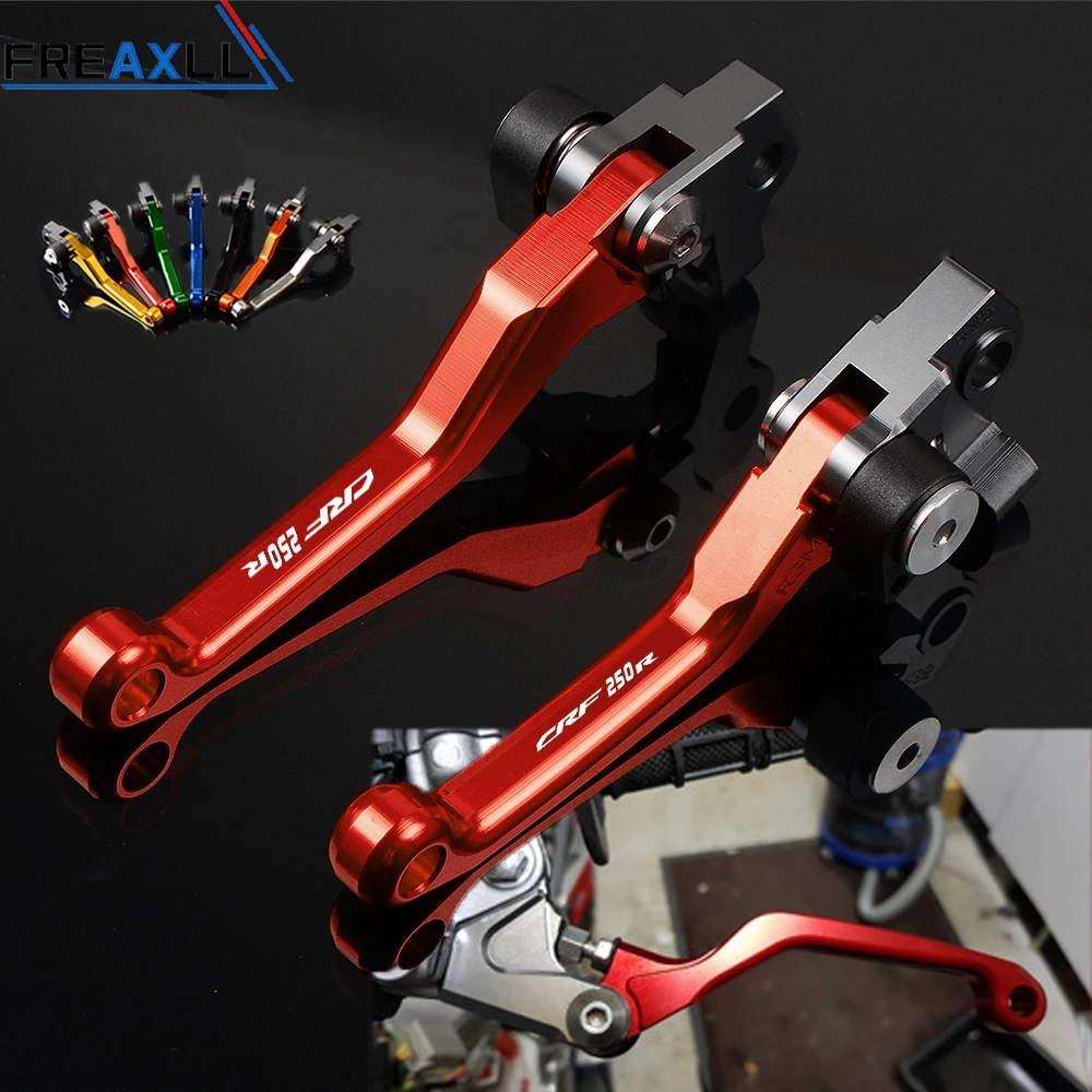 

For Honda CRF250R CRF 250R CRF 250 R 2004-2018 CNC Motocross Dirt Bike Motorcycle Pivot Brake Clutch Levers Handle Grips