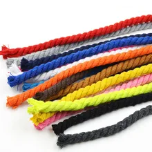 10 Meters Mixed Color 3 Shares Twisted Cotton Cords 10mm DIY Craft Decoration Rope Cotton Cord For Bag Drawstring Belt 17 Colors original uk fraser anti static cord rope length 10 meters 850 10