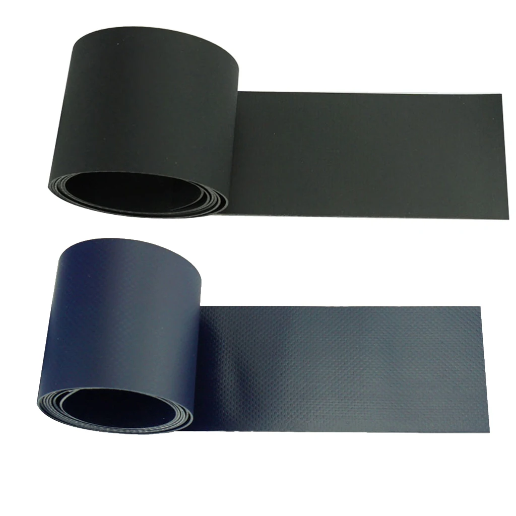 Perfeclan 2pcs Heavy Duty PVC Repair Patch Kit 5cmx100cm Mending Patches Set for Inflatables Boat Raft Kayak Canoe Accessories