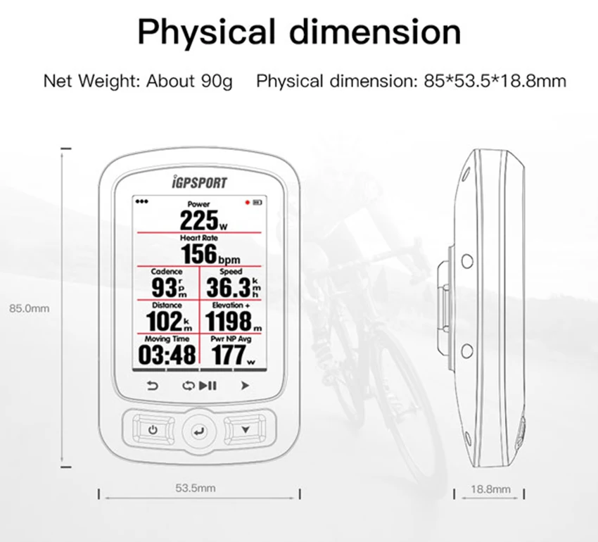 Я gps порты и разъёмы 618 цвет экран компьютер ANT + Velocimetro велосипед Ciclismo Bluetooth беспроводной секундомер на велосипеде Bicicle спидометр