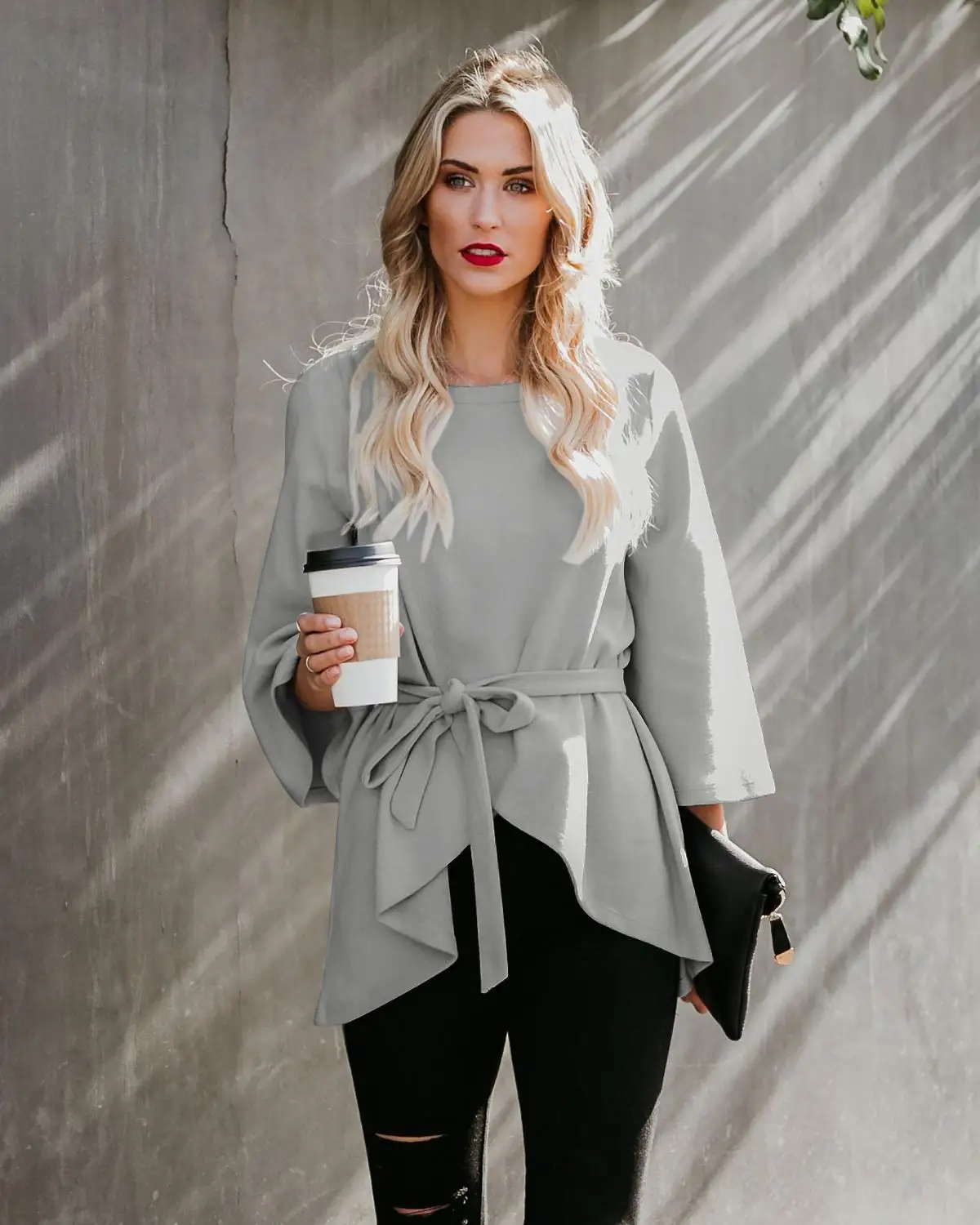 

2019 Spring Autumn Women's Wool Plaid Coat New Fashion Three Quarter sleeve Coat Slim Type Female Wool Jackets Female Outw