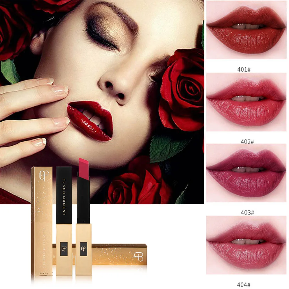 

Makeup Matte Lipstick Long Lasting Red Rose Velvet Lipstick Waterproof Beauty Pigment Moisturizing Matte Lipstick Cosmetic Lips