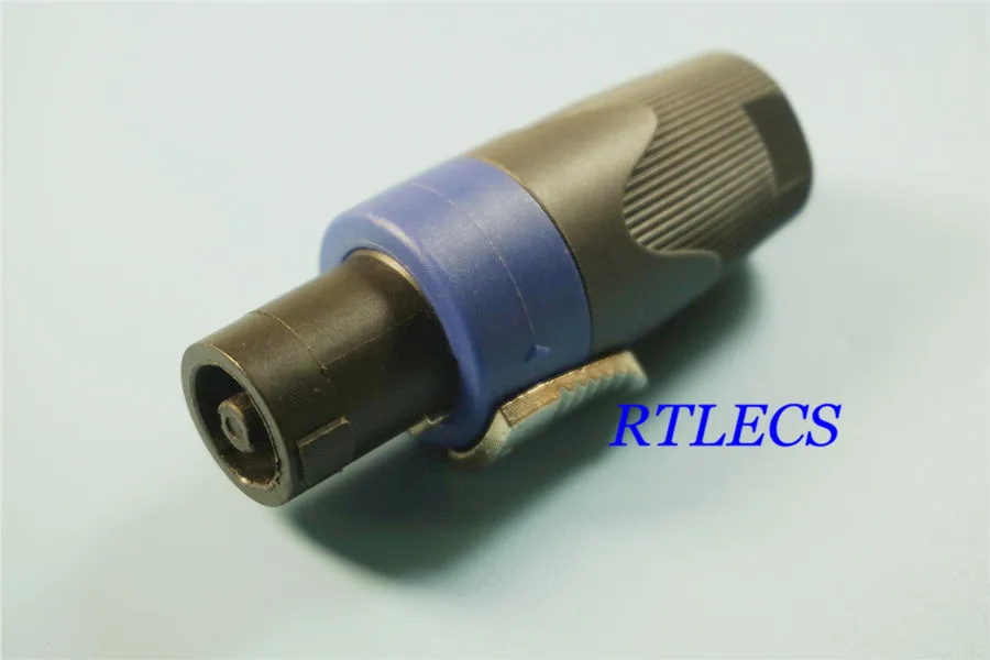2pcs Audio SpeakON Cable Connector 4 pole chuck type strain relief