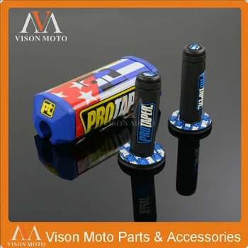 Protaper 2.0 1 1/8" Handlebar Fat Bar Pad+Gel Grip For Yamaha YZ125 YZ250 YZ250F YZ400F YZ426F YZ450F WR250F WR450F Dirt Bike