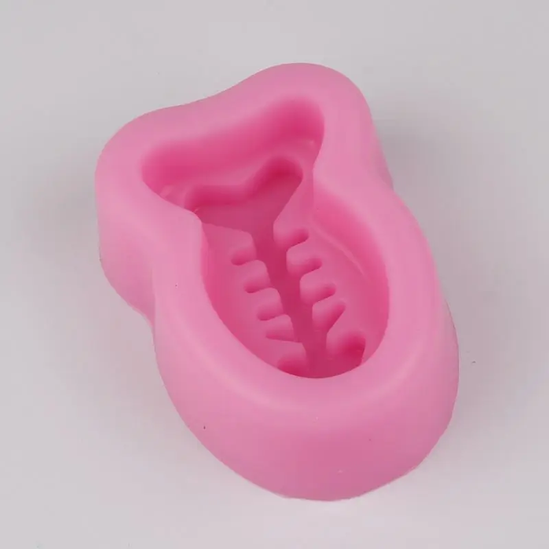 DIY tool for baking mould chocolate candy cake mould fish bone soap shape hand made soap making silicone mold