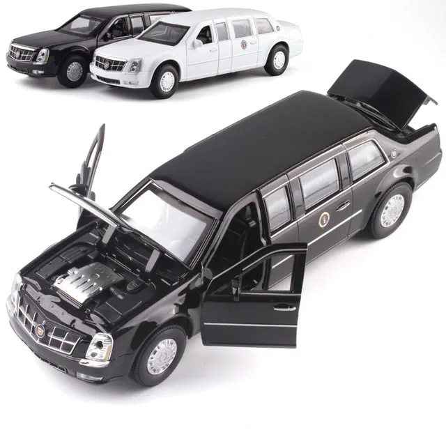 $US $16.65  1:32 Simulation Alloy Diecast Extended Version Presidential Car Limousine Model Metal Toys Car One 