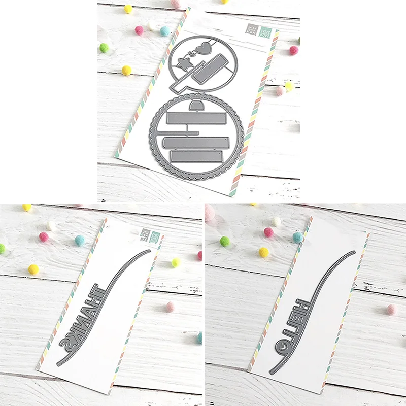 

Thanks Hello Borders Magic Turner Surprise Frame Metal Cutting Dies For DIY Scrarpbooking Embossing Paper Cards Crafts New 2019