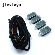 1 Set LED Interni Luci Vano Piedi e Cavi Per Golf Jetta MK5 MK6 Passat B6 B7 Tiguan Octavia Seat Leon 3AD 947 409