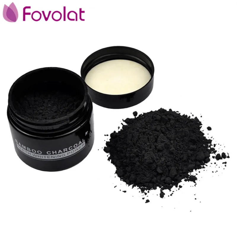 Activated Charcoal Teeth Whitening Powder Black Silty Powder Bamboo Toothpaste Dental Tools Oral